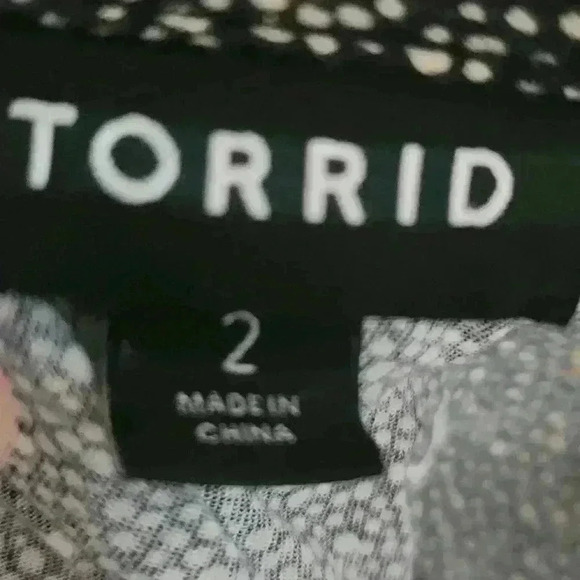 Torrid summer tank blouse size 2 - Picture 9 of 9